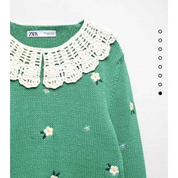 Zara Embroidered Knit Sweater - Picture 8 of 8